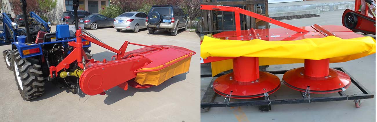 Tractor-type drum mower Tractor-type drum mower