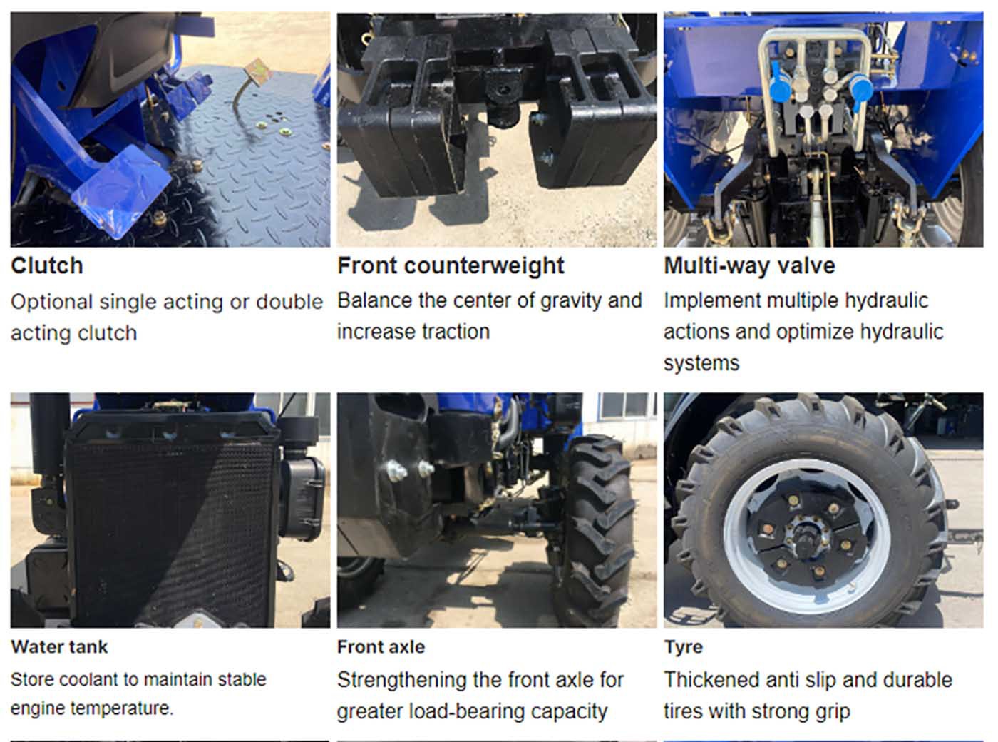 Equipped with YTO 4-cylinder/6-cylinder Equipped with YTO 4-cylinder/6-cylinder